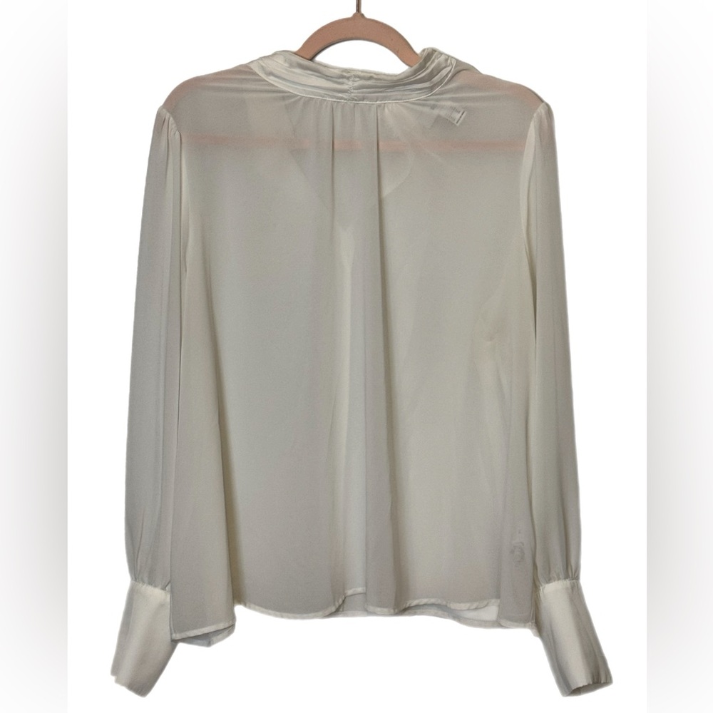 Elegant White Women's Blouse
